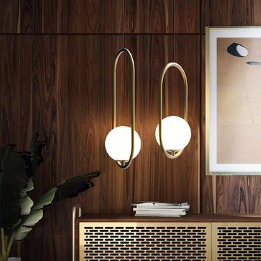 Mila Brass Pendant Light - LUUGAA