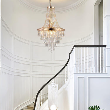 Modern Light Luxury Golden Crystal Chandelier - LUUGAA