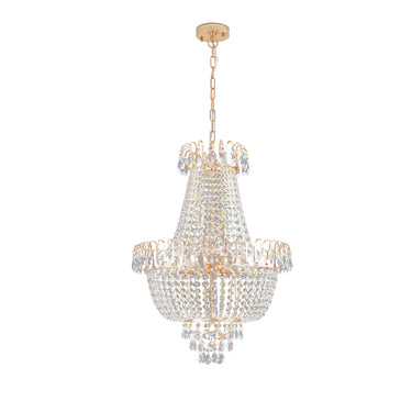 Modern Light Luxury Golden Crystal Chandelier B - LUUGAA