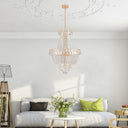 Modern Light Luxury Golden Crystal Chandelier B - LUUGAA