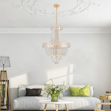 Modern Light Luxury Golden Crystal Chandelier B - LUUGAA