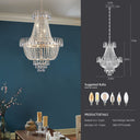 Modern Light Luxury Golden Crystal Chandelier B - LUUGAA