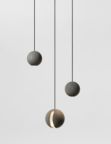 Moon Concrete Pendant Lamp - LUUGAA