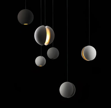 Moon Concrete Pendant Lamp - LUUGAA