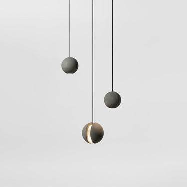 Moon Concrete Pendant Lamp - LUUGAA