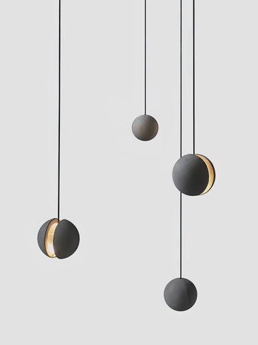 Moon Concrete Pendant Lamp - LUUGAA