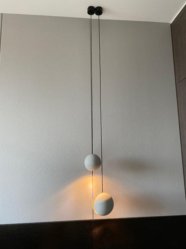 Moon Concrete Pendant Lamp - LUUGAA