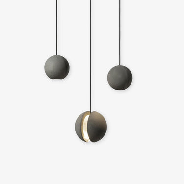 Moon Concrete Pendant Lamp - LUUGAA