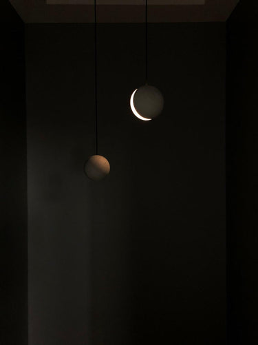 Moon Concrete Pendant Lamp - LUUGAA
