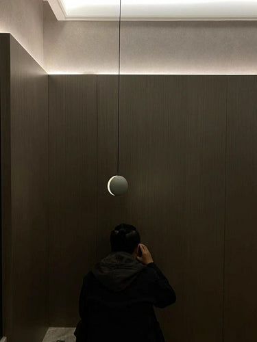 Moon Concrete Pendant Lamp - LUUGAA