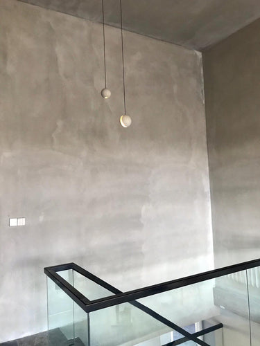 Moon Concrete Pendant Lamp - LUUGAA