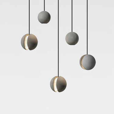 Moon Concrete Pendant Lamp - LUUGAA