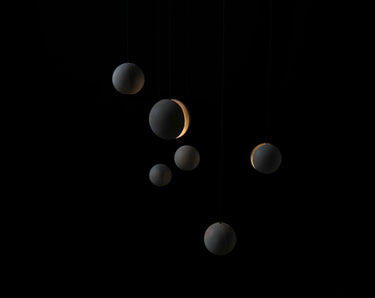 Moon Concrete Pendant Lamp - LUUGAA