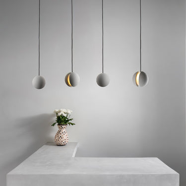 Moon Concrete Pendant Lamp - LUUGAA
