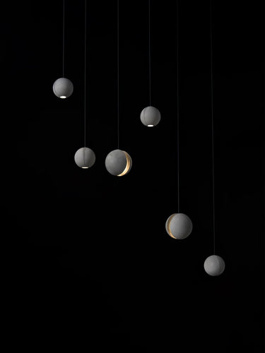 Moon Concrete Pendant Lamp - LUUGAA
