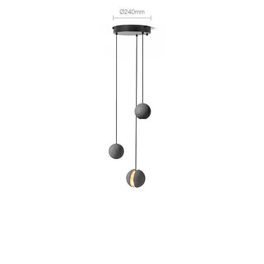 Moon Concrete Pendant Lamp - LUUGAA