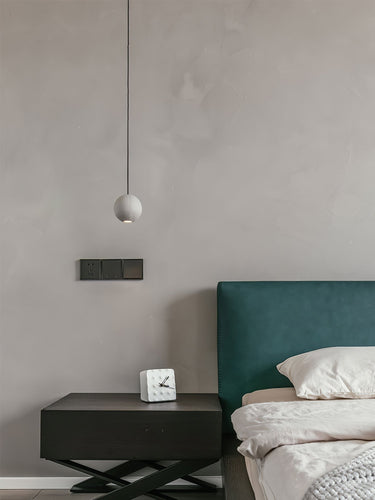 Moon Concrete Pendant Lamp - LUUGAA