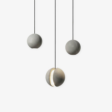 Moon Concrete Pendant Lamp - LUUGAA