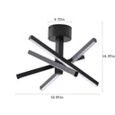 Multi - Bar Semi - Flush Chandeliers - LUUGAA