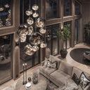 Multi Lava Round Chandelier - LUUGAA