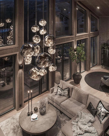 Multi Lava Round Chandelier - LUUGAA