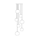 Multi Lava Round Chandelier - LUUGAA