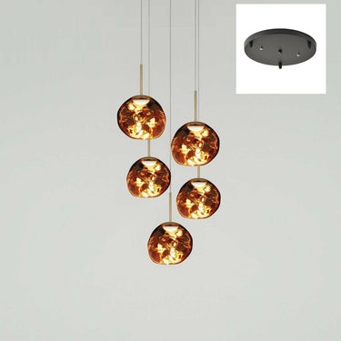 Multi Lava Round Chandelier - LUUGAA