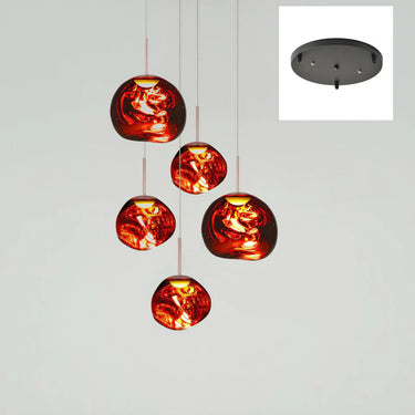 Multi Lava Round Chandelier - LUUGAA