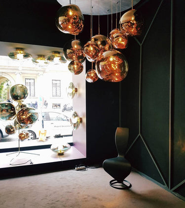 Multi Lava Round Chandelier - LUUGAA
