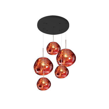 Multi Lava Round Chandelier - LUUGAA