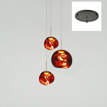 Multi Lava Round Chandelier - LUUGAA
