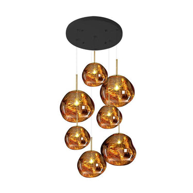Multi Lava Round Chandelier - LUUGAA