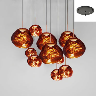 Multi Lava Round Chandelier - LUUGAA