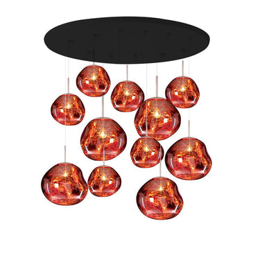 Multi Lava Round Chandelier - LUUGAA