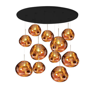 Multi Lava Round Chandelier - LUUGAA