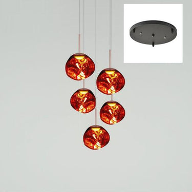 Multi Lava Round Chandelier - LUUGAA