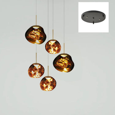 Multi Lava Round Chandelier - LUUGAA