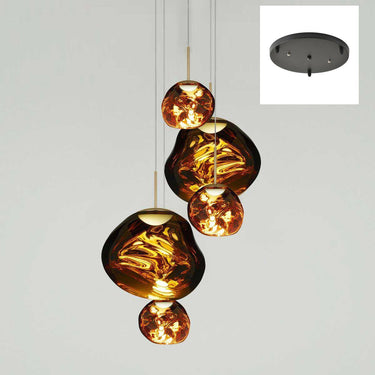 Multi Lava Round Chandelier - LUUGAA