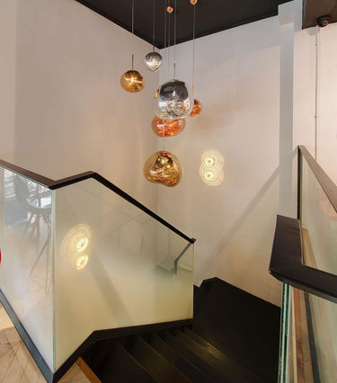 Multi Lava Round Chandelier - LUUGAA