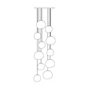 Multi Lava Round Chandelier - LUUGAA
