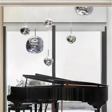 Multi Lava Round Chandelier - LUUGAA