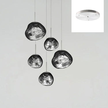 Multi Lava Round Chandelier - LUUGAA