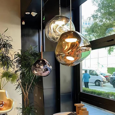 Multi Lava Round Chandelier - LUUGAA