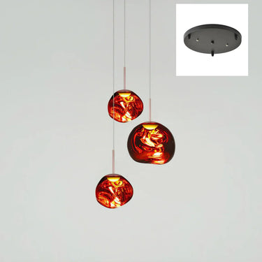 Multi Lava Round Chandelier - LUUGAA