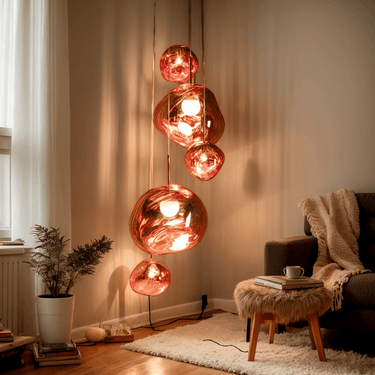 Multi Lava Round Chandelier - LUUGAA