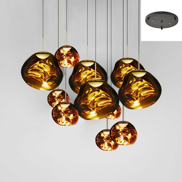 Multi Lava Round Chandelier - LUUGAA