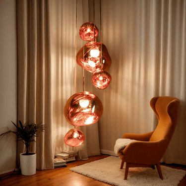 Multi Lava Round Chandelier - LUUGAA