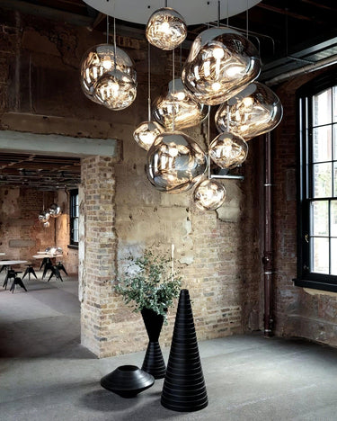 Multi Lava Round Chandelier - LUUGAA