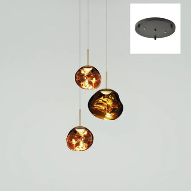 Multi Lava Round Chandelier - LUUGAA
