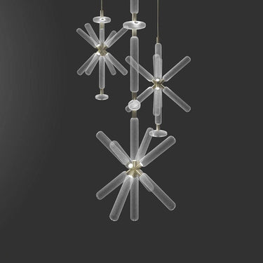 Multi - tube Glass Pendant Light - LUUGAA
